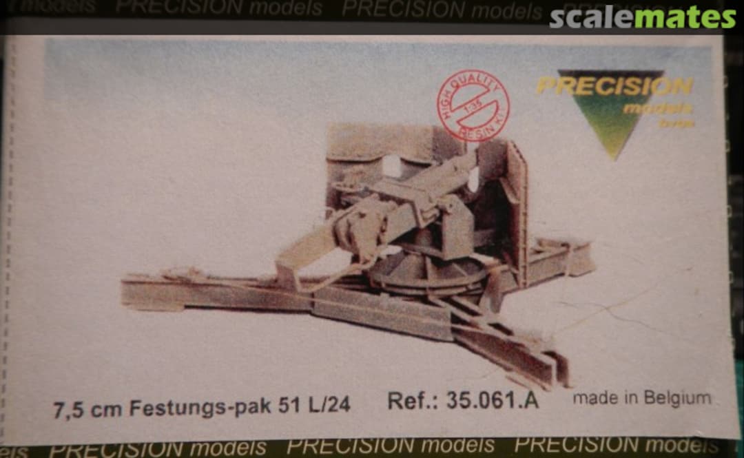 Boxart 7,5cm Festungs-pak 51 L/24 35.061 Precision Models Boxart 7,5cm Festungs-pak 51 L/24 35.061 Precision Models