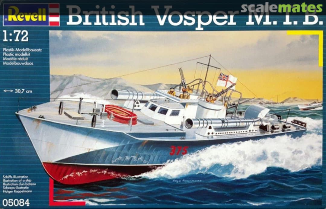 Boxart British Vosper M.T.B. 05084 Revell Boxart British Vosper M.T.B. 05084 Revell