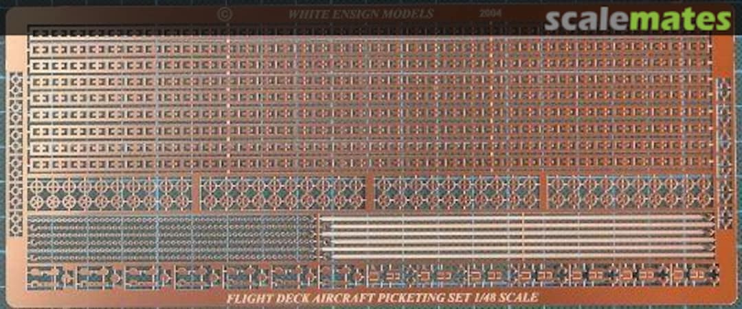 Boxart Carrier Deck Tie-Downs PE 4801 White Ensign Models Boxart Carrier Deck Tie-Downs PE 4801 White Ensign Models