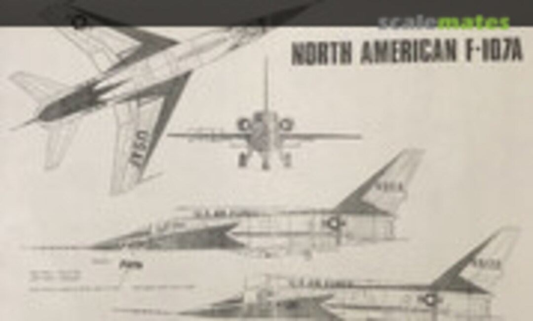 1:72 North American F-107A (Maintrack Models PX-021) PX-021