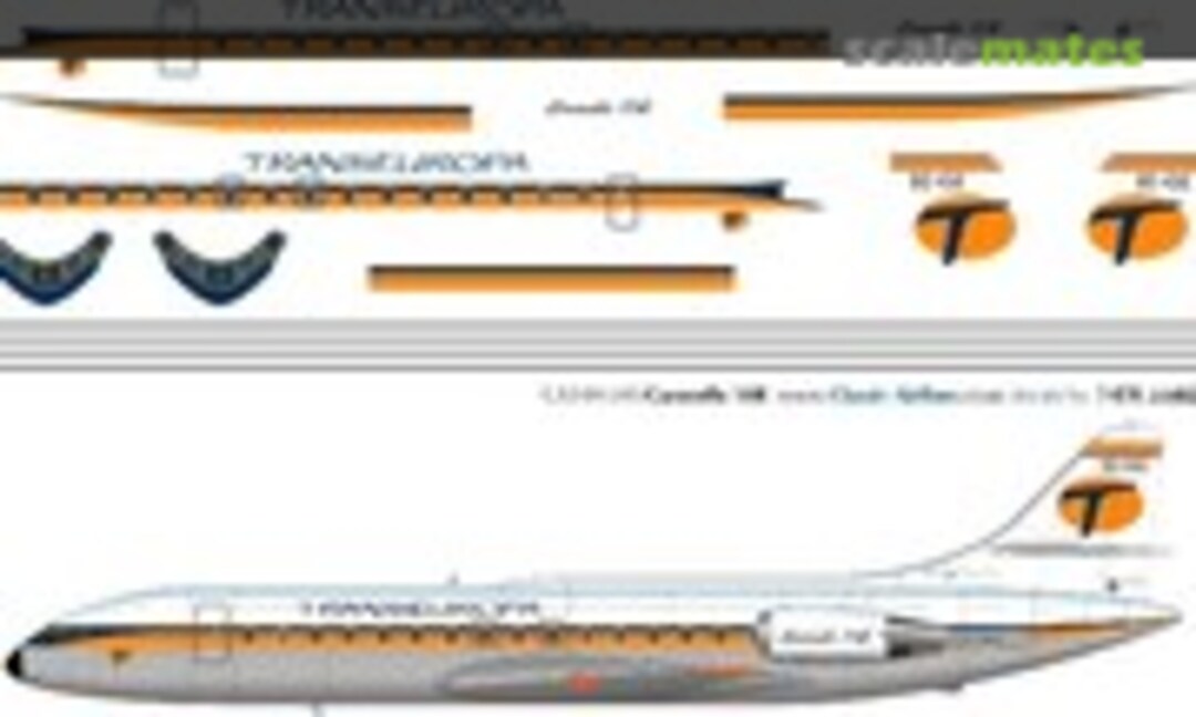 1:144 Trans Europa Caravelle (Classic Airlines CA144-541) CA144-541