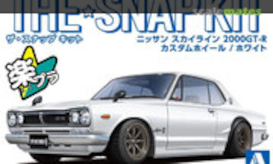 1:32 Nissan Skyline 2000GT-R Custom Wheel / White (Aoshima 064719)