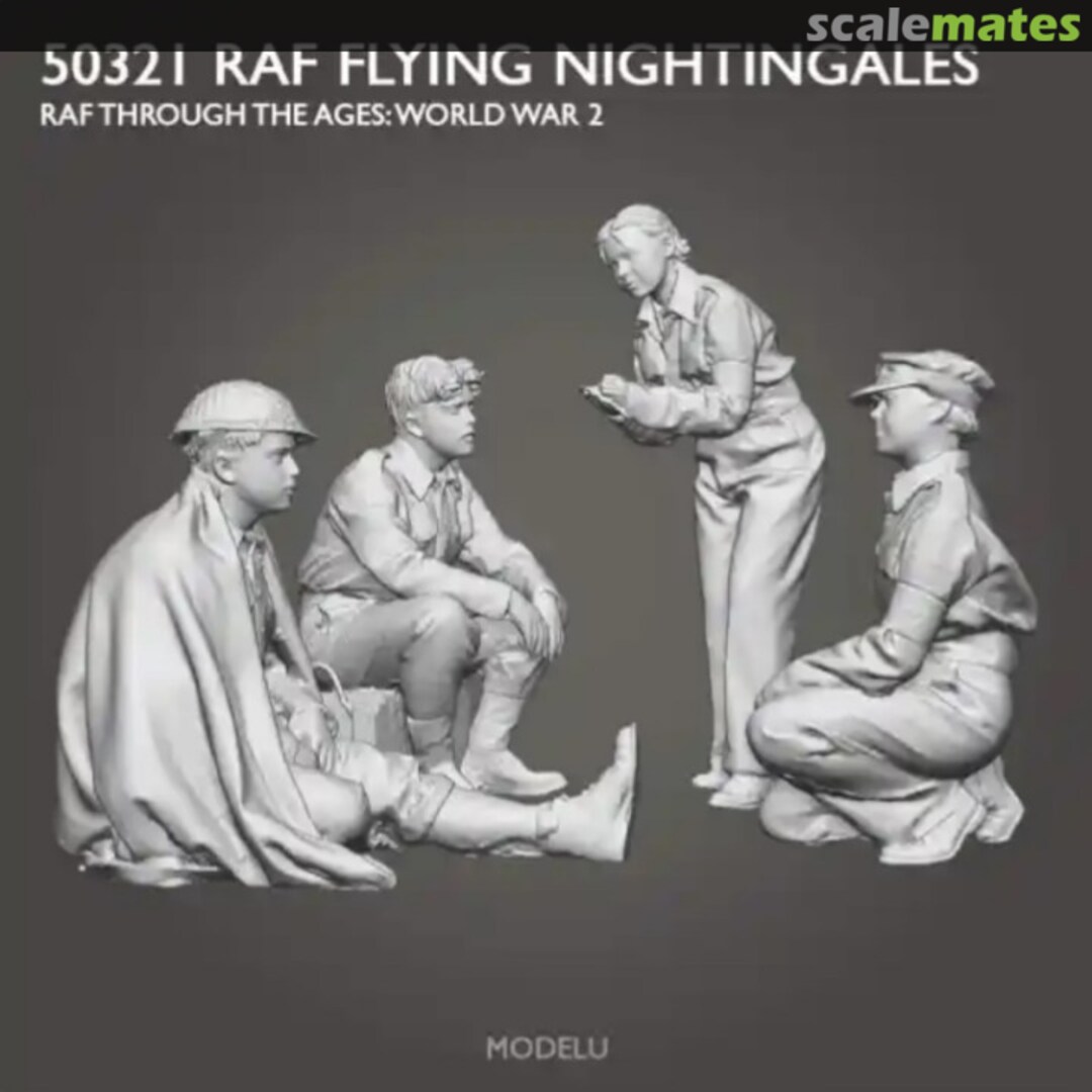 Boxart RAF Flying Nightingales with Wounded (WW2) 50321-035 Modelu Boxart RAF Flying Nightingales with Wounded (WW2) 50321-035 Modelu