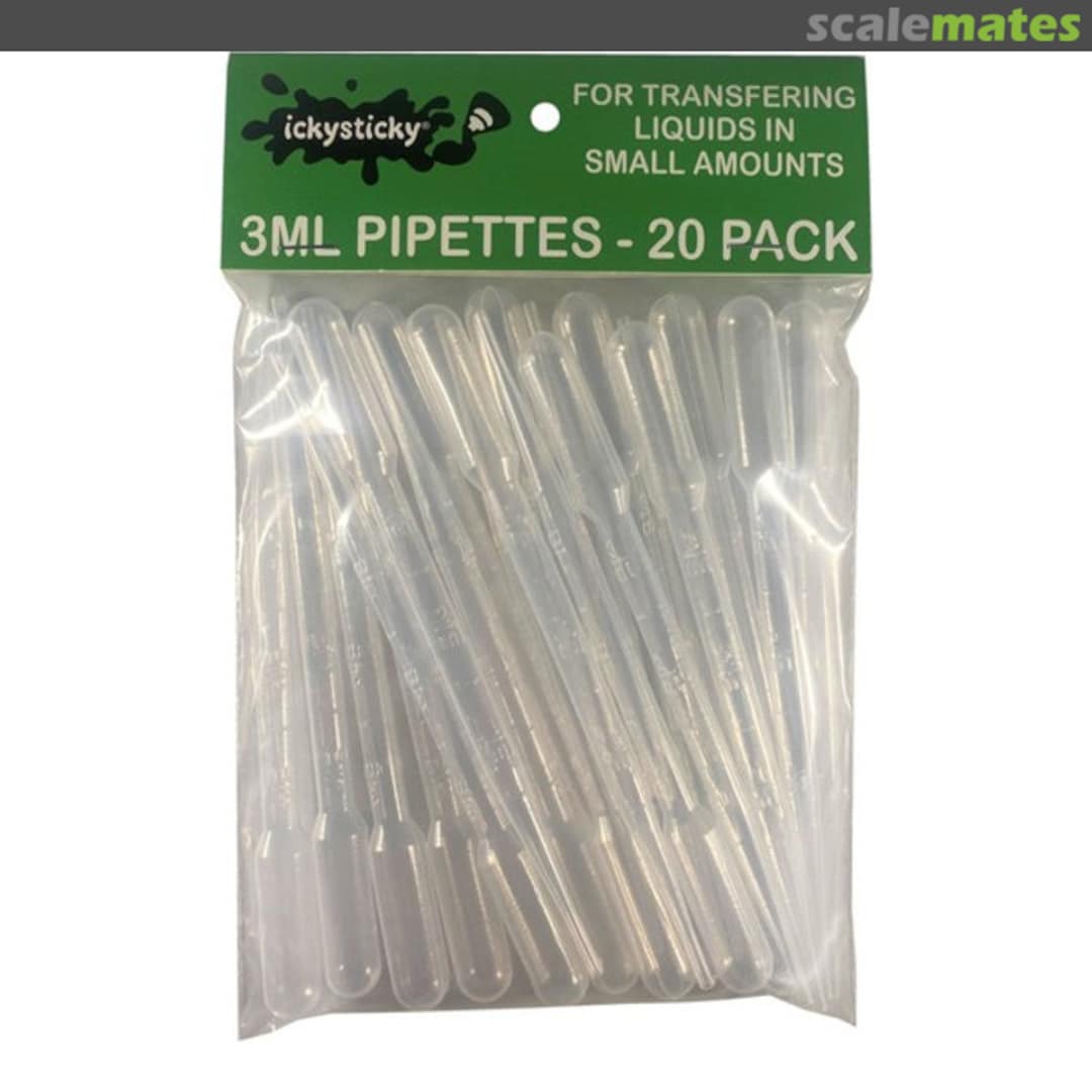 Boxart 3ml Pipettes 20 Pack 560310 IckySticky Boxart 3ml Pipettes 20 Pack 560310 IckySticky