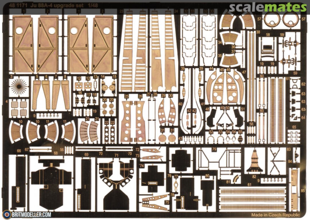 Boxart Ju 88A-4 Upgrade Set 481171 Eduard Boxart Ju 88A-4 Upgrade Set 481171 Eduard