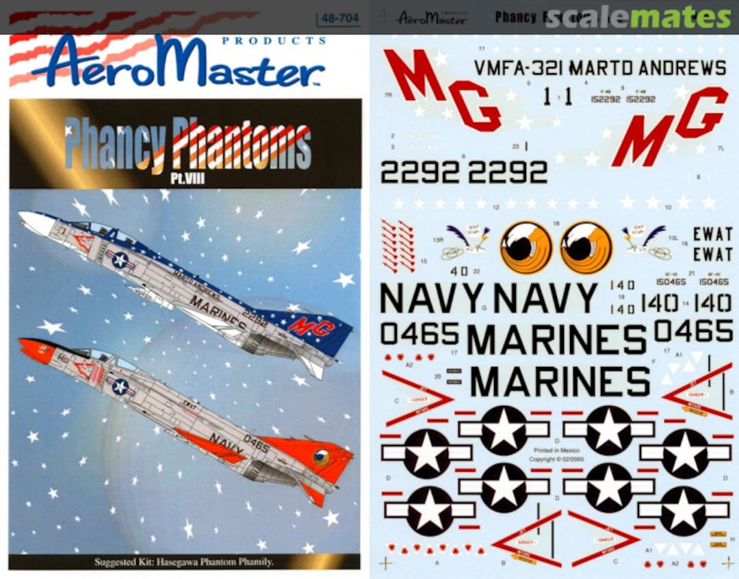 Boxart Phancy Phantoms Pt. VIII 48-704 AeroMaster Boxart Phancy Phantoms Pt. VIII 48-704 AeroMaster