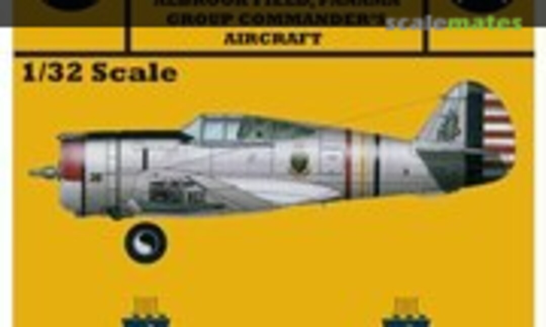 1:32 Early Curtiss P-36A, 1939-40 (Yellow-Wings Decals 32-021) 32-021