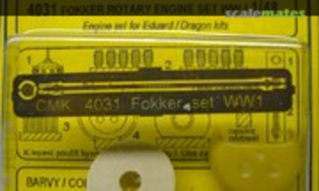 1:48 Fokker Rotary Engine Set WWI (CMK 4031)