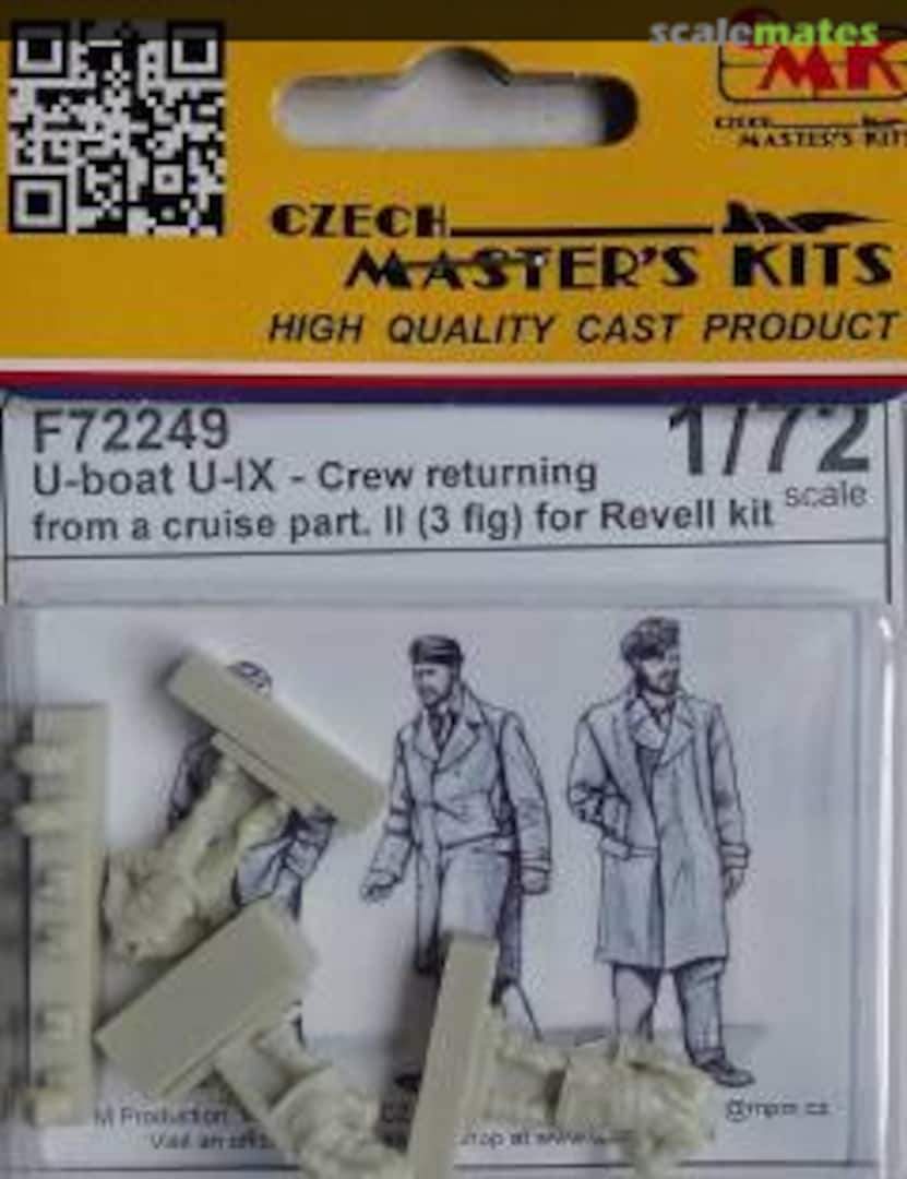 Boxart U-boat U-IX Crew returning from a cruise part. II (3 fig) F72249 CMK Boxart U-boat U-IX Crew returning from a cruise part. II (3 fig) F72249 CMK