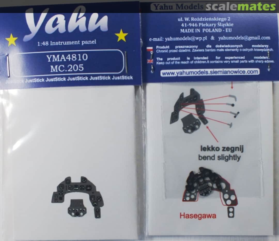 Boxart MC.205 Instrument Panel YMA4810 Yahu Models Boxart MC.205 Instrument Panel YMA4810 Yahu Models