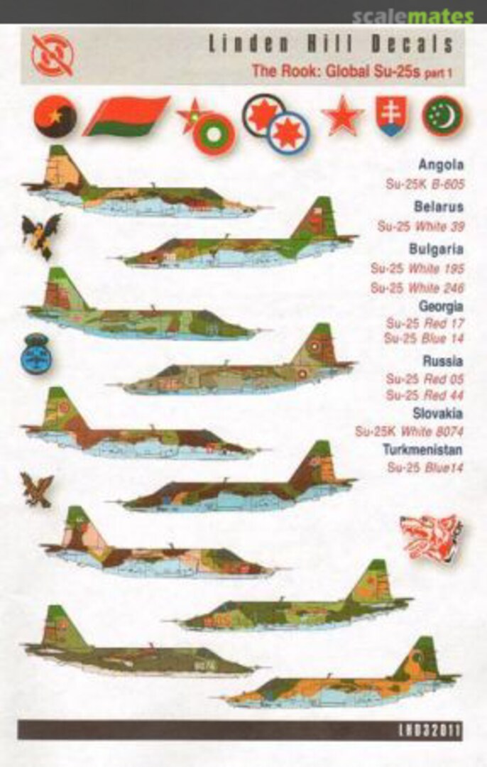 Boxart Global Su-25 Frogfoot Part 1 LHD32011 Linden Hill Decals Boxart Global Su-25 Frogfoot Part 1 LHD32011 Linden Hill Decals