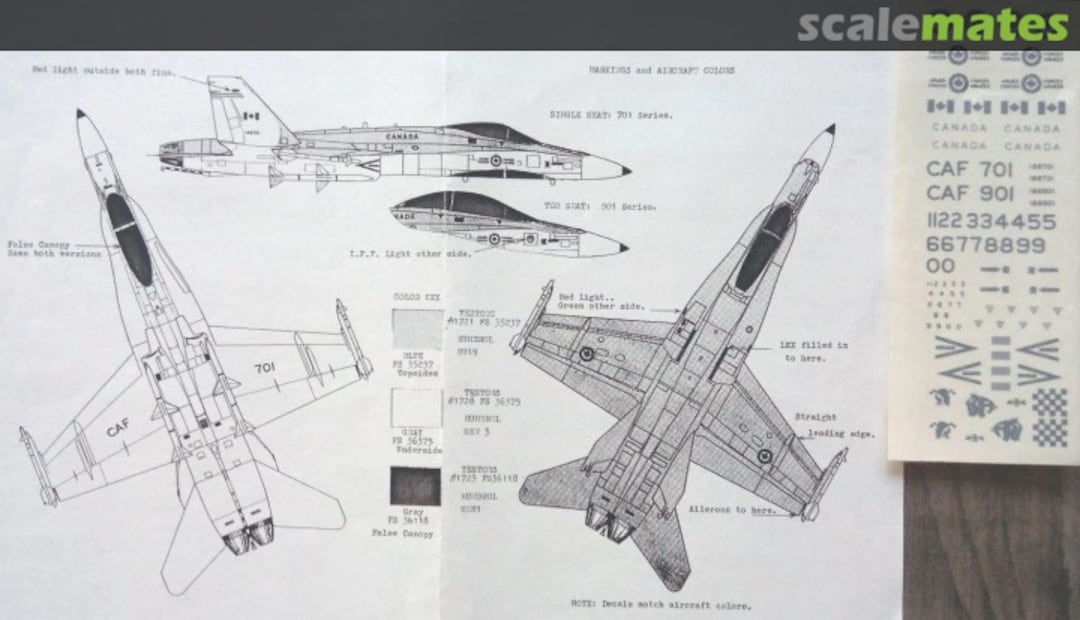 Boxart CF-188 Hornet CAF C-54-72 Arrow Graphics Boxart CF-188 Hornet CAF C-54-72 Arrow Graphics