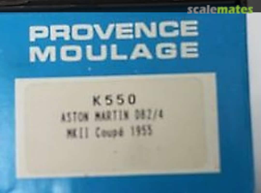 Boxart Aston Martin DB2/4 Mk II K550 Provence Moulage Boxart Aston Martin DB2/4 Mk II K550 Provence Moulage