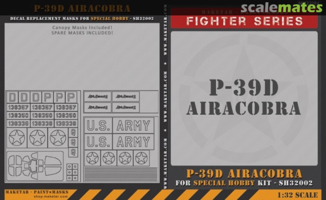 Boxart Bell P-39D Airacobra MM32104V Maketar Boxart Bell P-39D Airacobra MM32104V Maketar