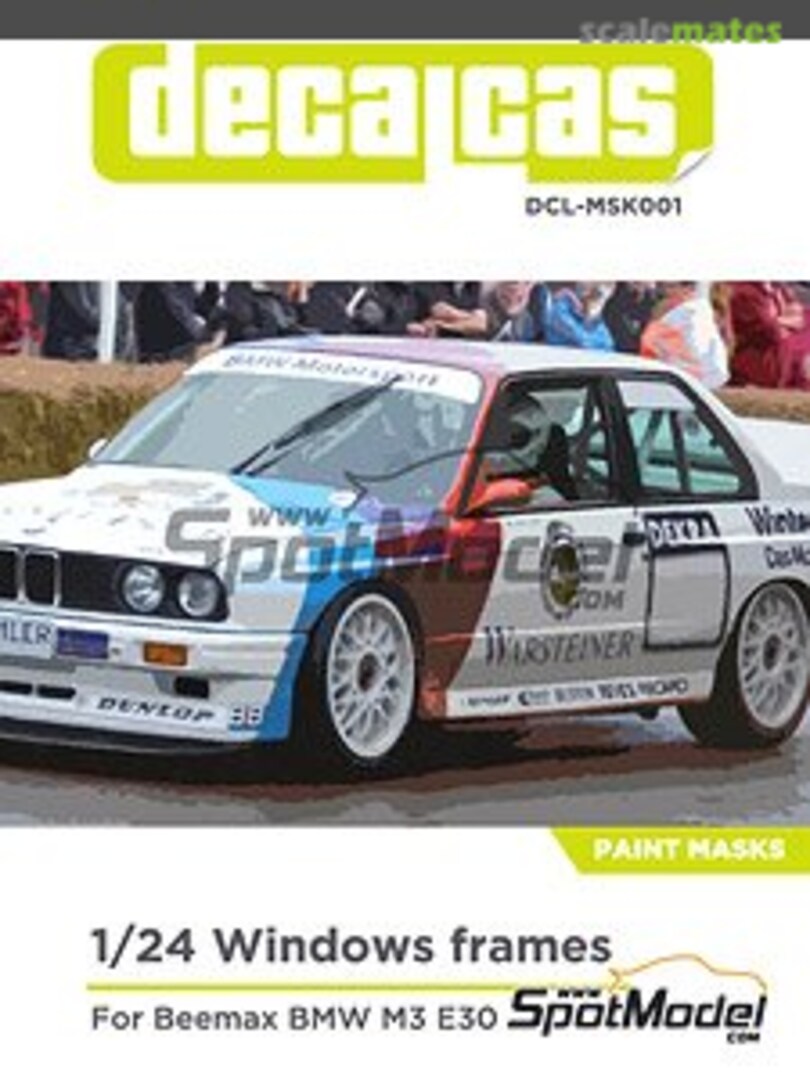 Boxart Window Frame for BMW M3 E30 DCL-MSK001 Decalcas