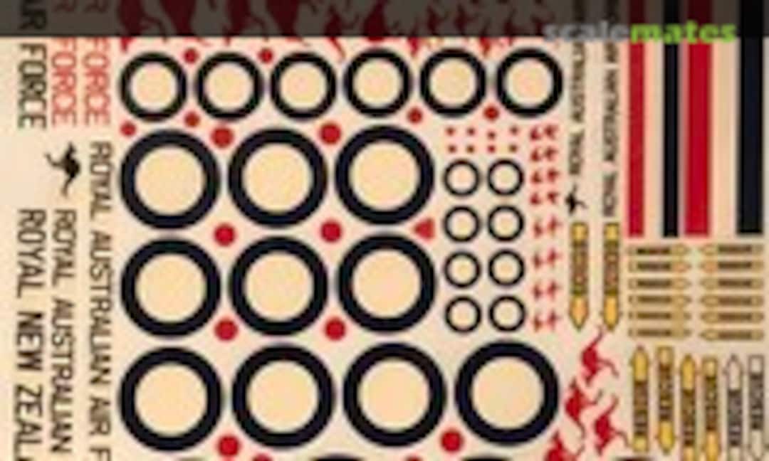 1:48 RAAF/RNZAF Post War Insignia (Roodecal )