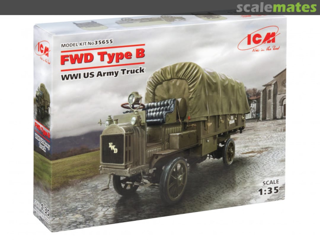 Boxart FWD Type B 35655 ICM Boxart FWD Type B 35655 ICM