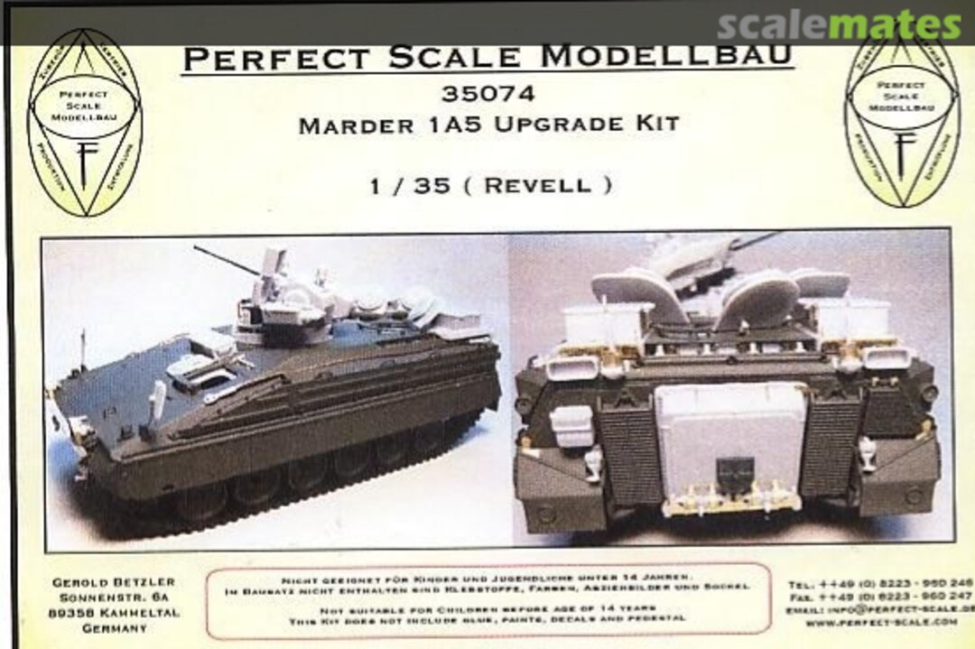 Boxart Marder 1A5 Upgrade Kit 35074 Perfect Scale Modellbau Boxart Marder 1A5 Upgrade Kit 35074 Perfect Scale Modellbau