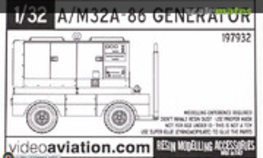 1:32 A/M32A-86 Generator (Videoaviation.com 197932) 197932