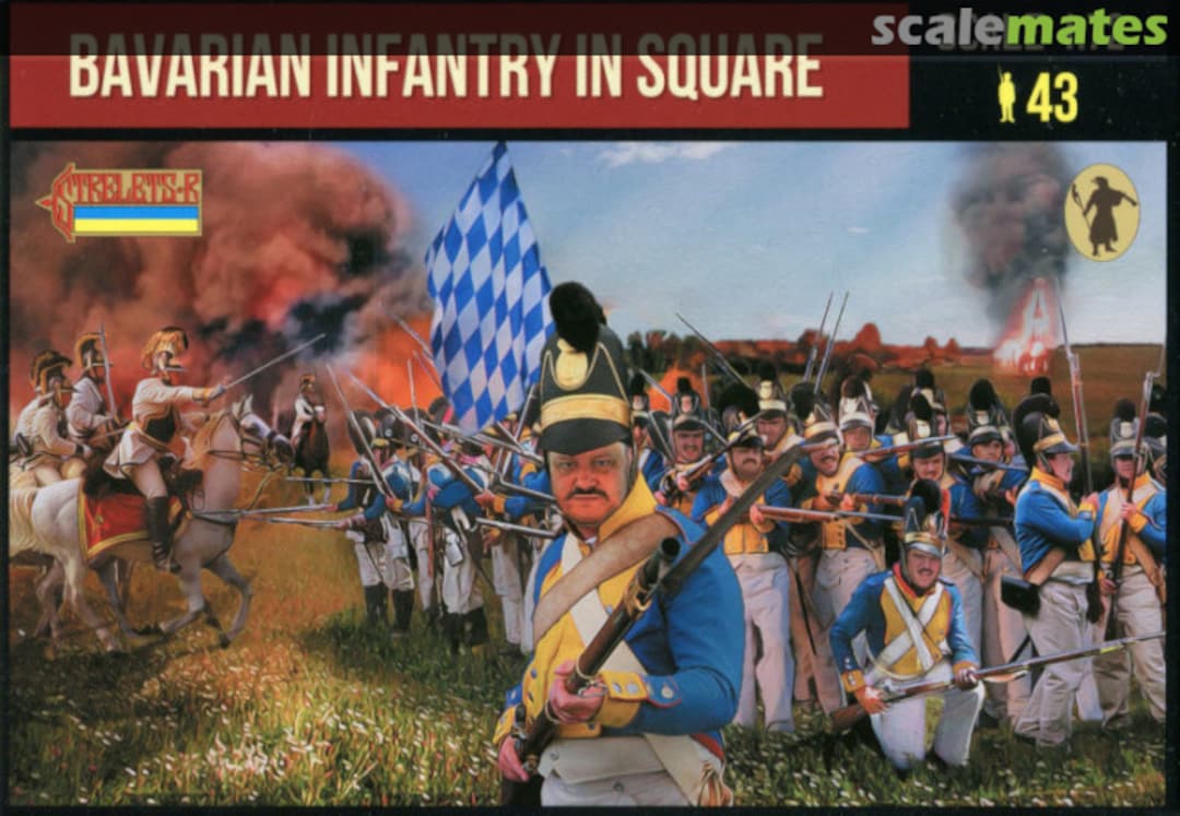 Boxart Bavarian Infantry in Square 274 Strelets-R Boxart Bavarian Infantry in Square 274 Strelets-R