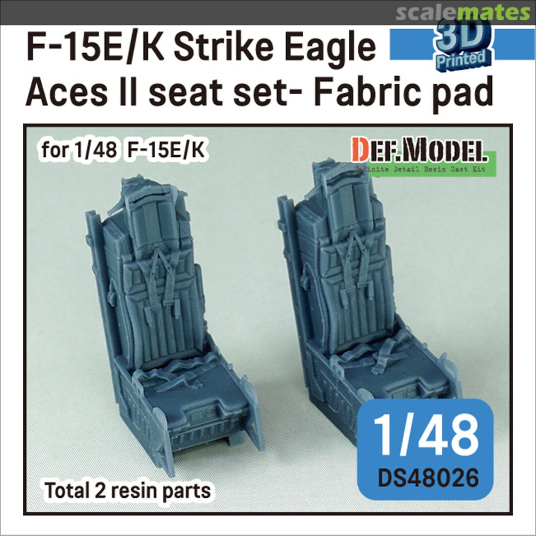 Boxart F-15E/K Strike Eagle Aces II seat set- Fabric pad DS48026 Def.Model Boxart F-15E/K Strike Eagle Aces II seat set- Fabric pad DS48026 Def.Model