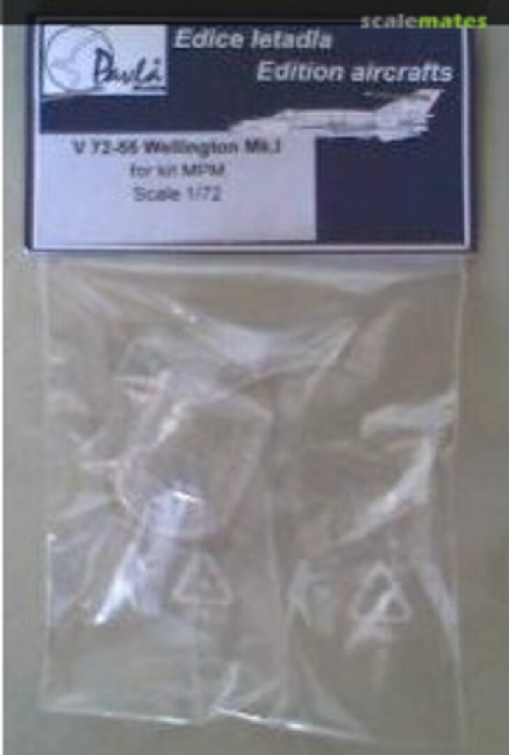 Boxart Wellington Mk.I V72-55 Pavla Models Boxart Wellington Mk.I V72-55 Pavla Models