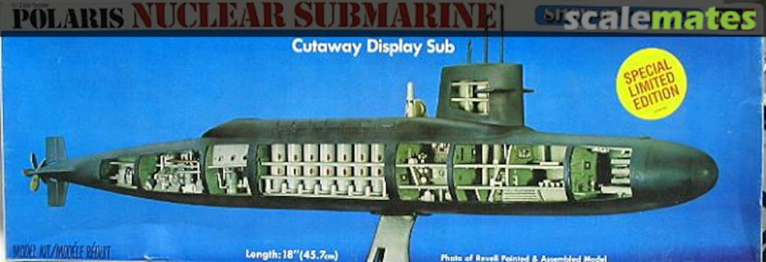 Boxart Polaris Nuclear Submarine H-437 Revell Boxart Polaris Nuclear Submarine H-437 Revell
