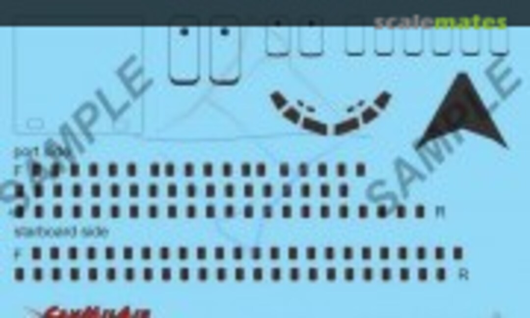 1:144 Boeing CC-137 Husky - WINDOWS & DOORS (Above & Below Graphics 158) 158