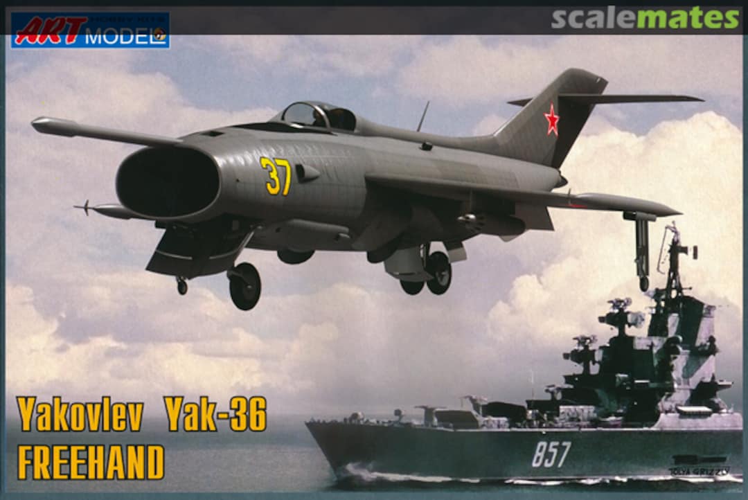 Boxart Yakovlev Yak-36 Freehand AM 7203 ART model Boxart Yakovlev Yak-36 Freehand AM 7203 ART model