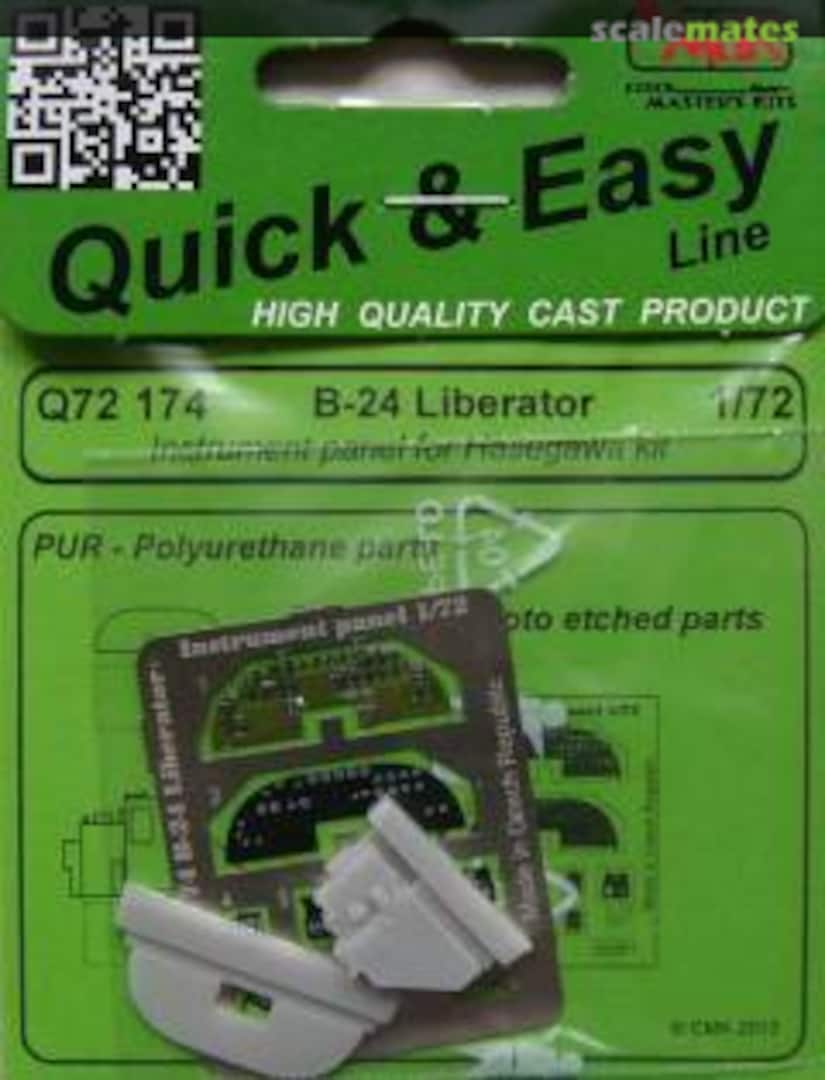 Boxart B-24 Liberator Instrument panel Q72174 CMK Boxart B-24 Liberator Instrument panel Q72174 CMK