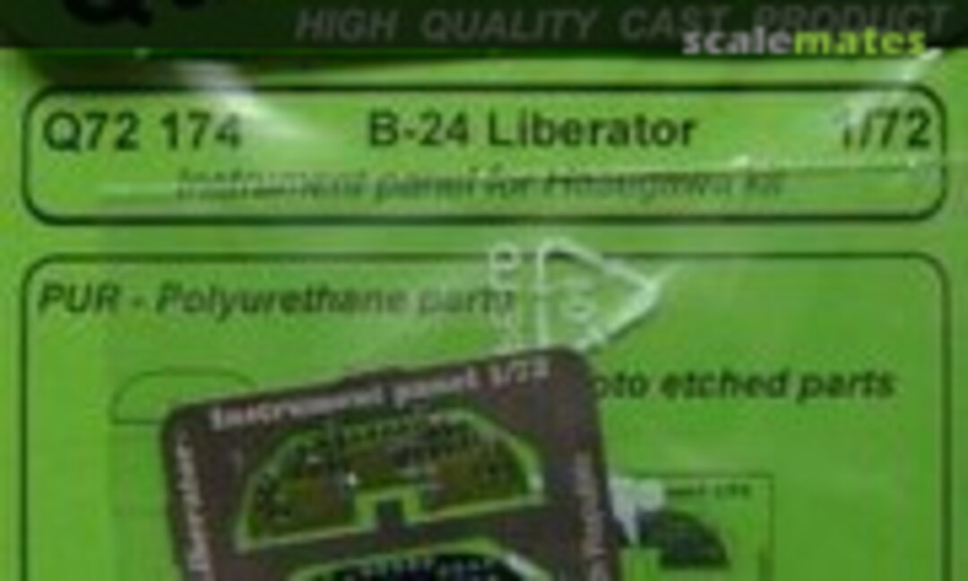 1:72 B-24 Liberator Instrument panel (CMK Q72174) Q72174