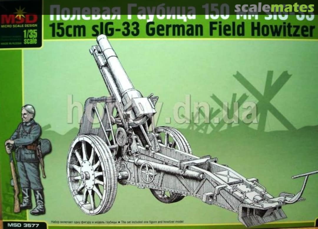 Boxart 15cm sIG-33 3577 MSD Micro Scale Design Boxart 15cm sIG-33 3577 MSD Micro Scale Design