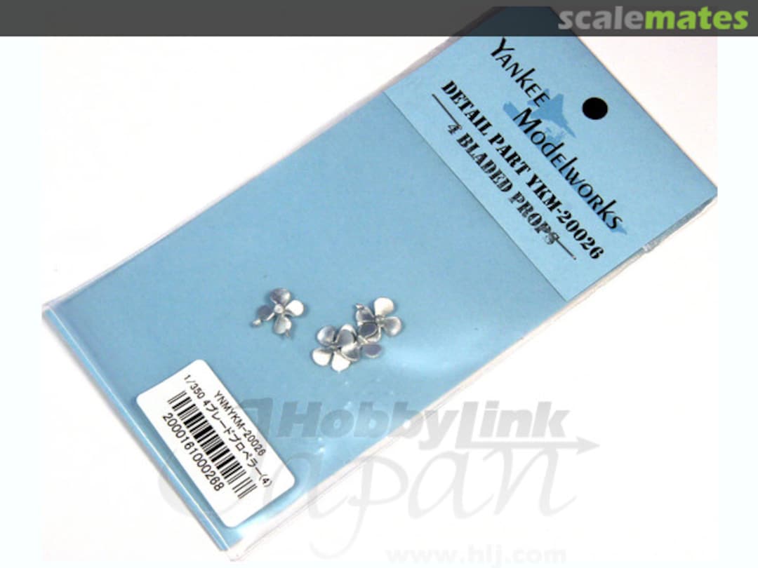 Boxart 4 Bladed Props YKM-20026 Yankee Modelworks Boxart 4 Bladed Props YKM-20026 Yankee Modelworks