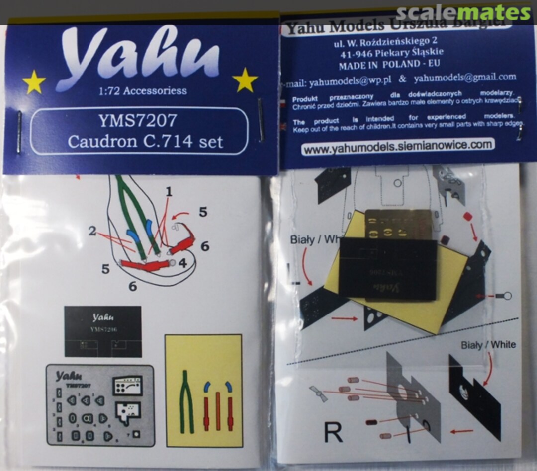 Boxart Caudron 714 set YMS7207 Yahu Models Boxart Caudron 714 set YMS7207 Yahu Models