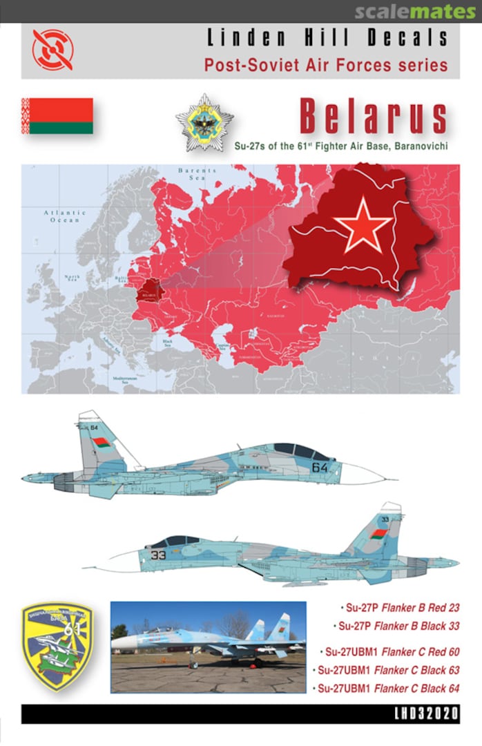 Boxart Belarus Flankers LHD32020 Linden Hill Decals Boxart Belarus Flankers LHD32020 Linden Hill Decals