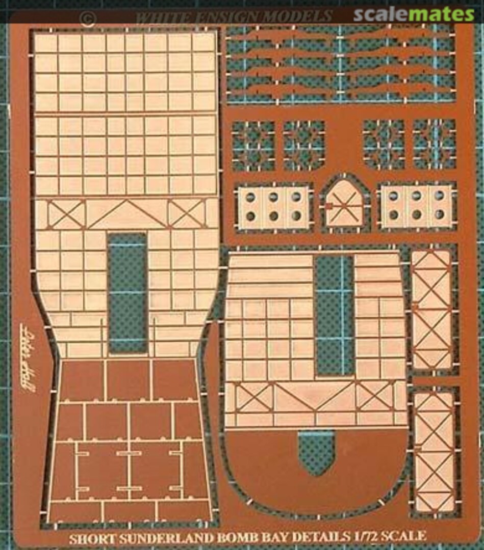 Boxart Short Sunderland Depth Charge Compartment PE 7207 White Ensign Models Boxart Short Sunderland Depth Charge Compartment PE 7207 White Ensign Models