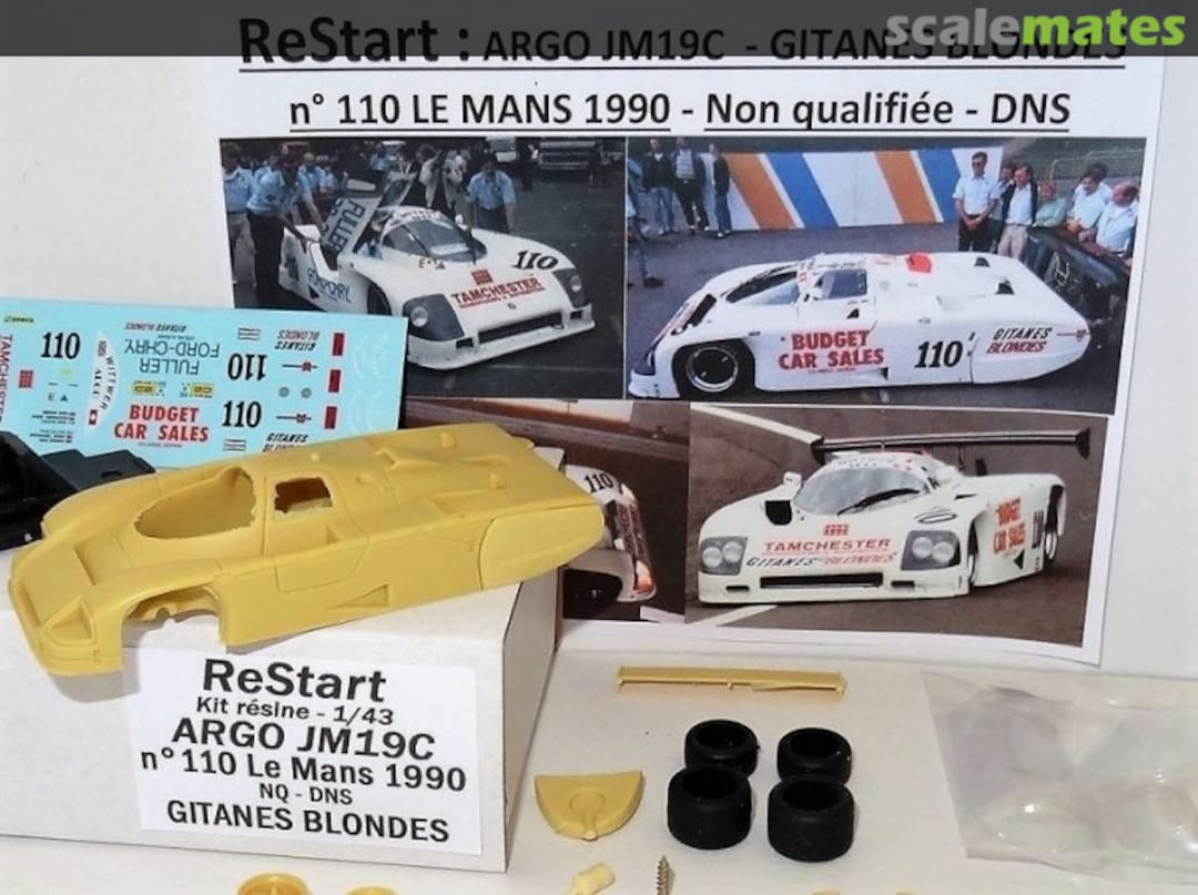 Boxart Argo-Ford JM19 C #130 "Gitanes Blond" ReStart Boxart Argo-Ford JM19 C #130 "Gitanes Blond" ReStart