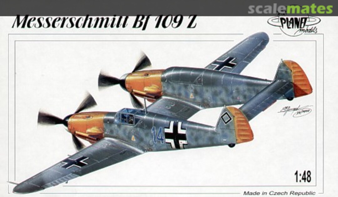 Boxart Messerschmitt Bf 109 Z PLT086 Planet Models Boxart Messerschmitt Bf 109 Z PLT086 Planet Models