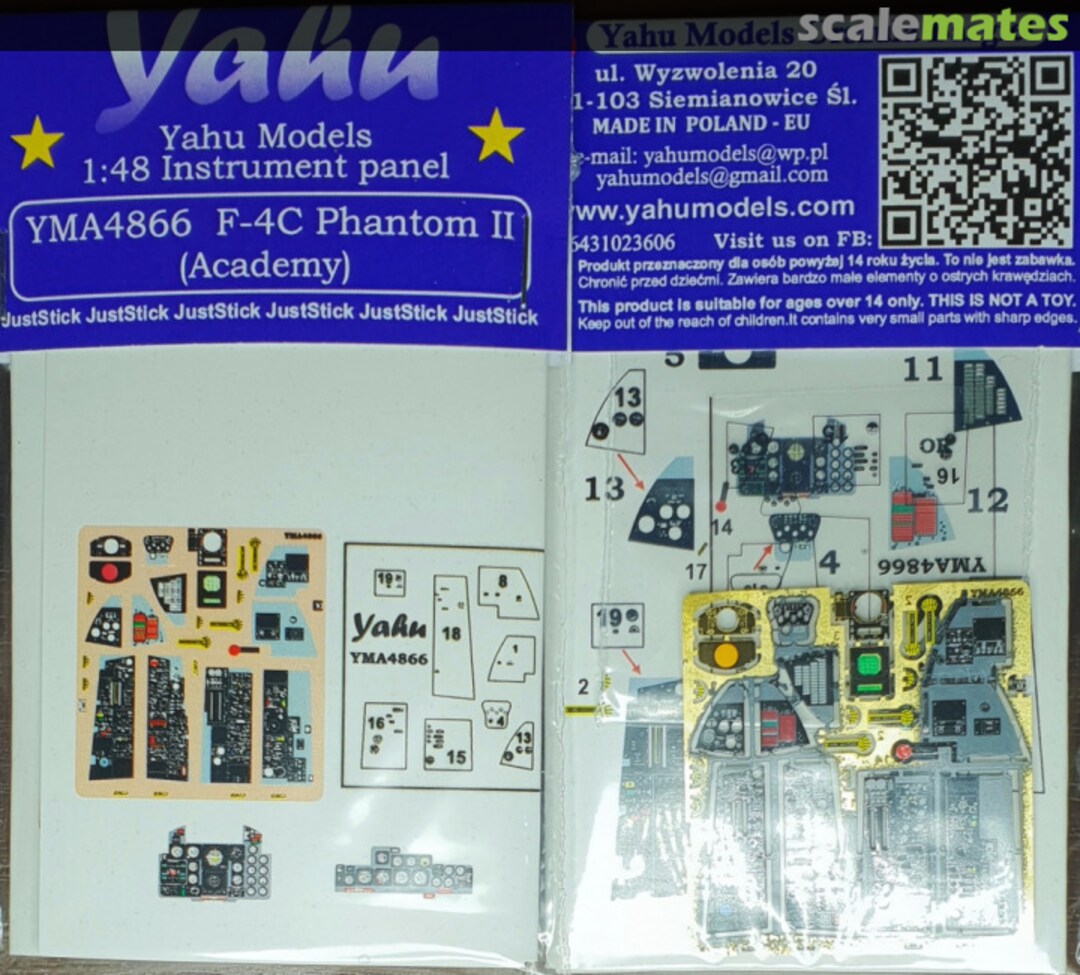 Boxart F-4C Phantom YMA4866 Yahu Models Boxart F-4C Phantom YMA4866 Yahu Models