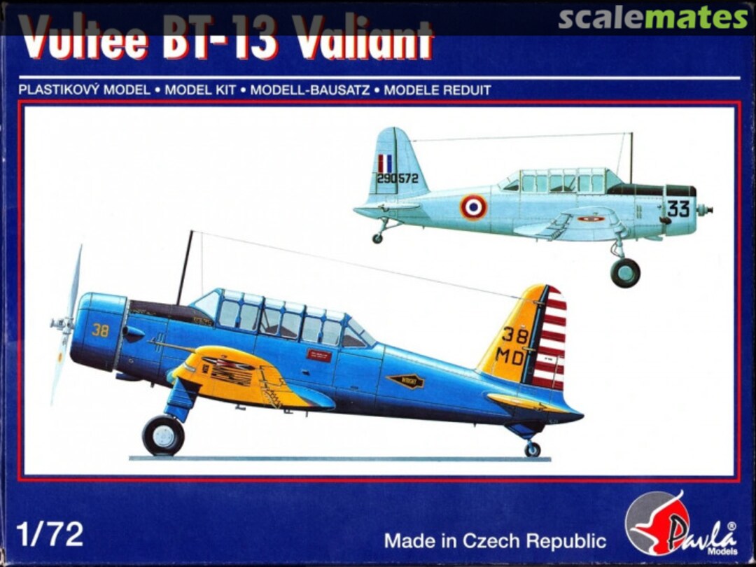 Boxart Vultee BT-13B Valiant 72028 Pavla Models