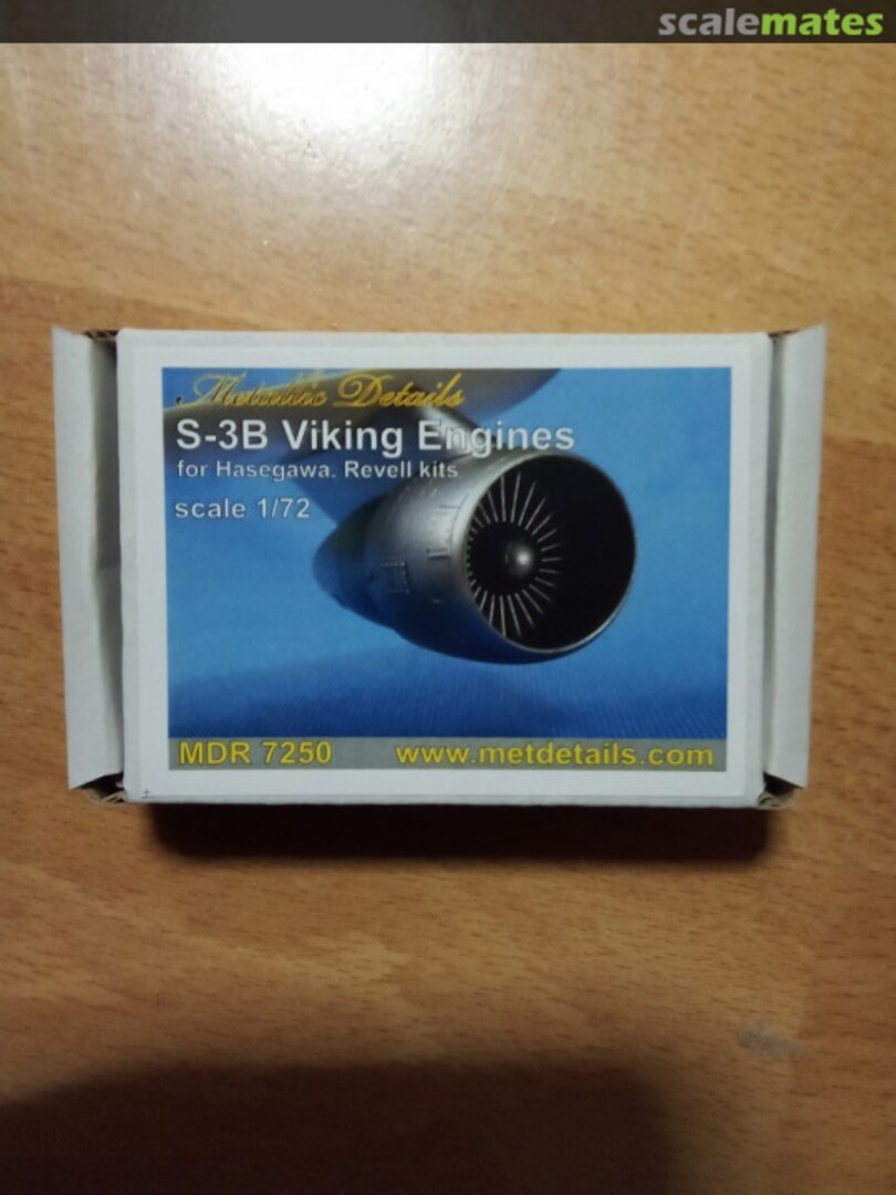Boxart S-3B Viking Engines MDR 7250 Metallic Details Boxart S-3B Viking Engines MDR 7250 Metallic Details