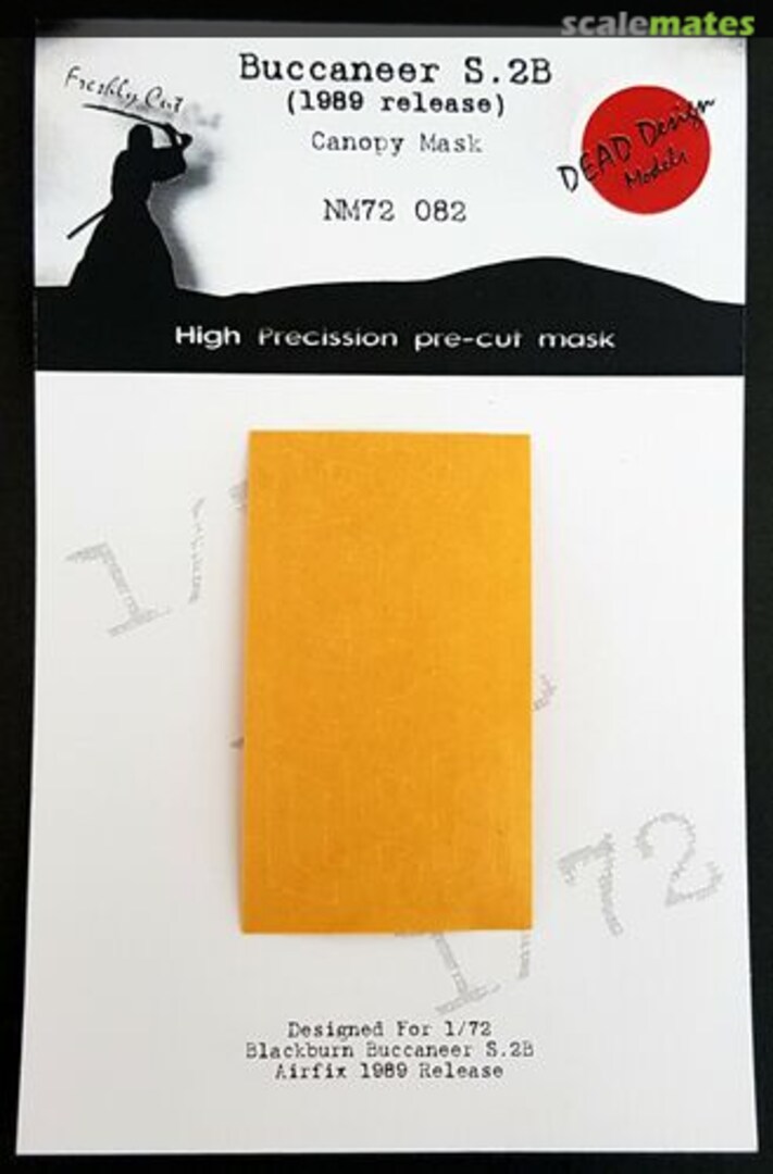 Boxart Buccaneer S.2B/D (1989 release) - Canopy Mask NM72082 DEAD Design Models Boxart Buccaneer S.2B/D (1989 release) - Canopy Mask NM72082 DEAD Design Models