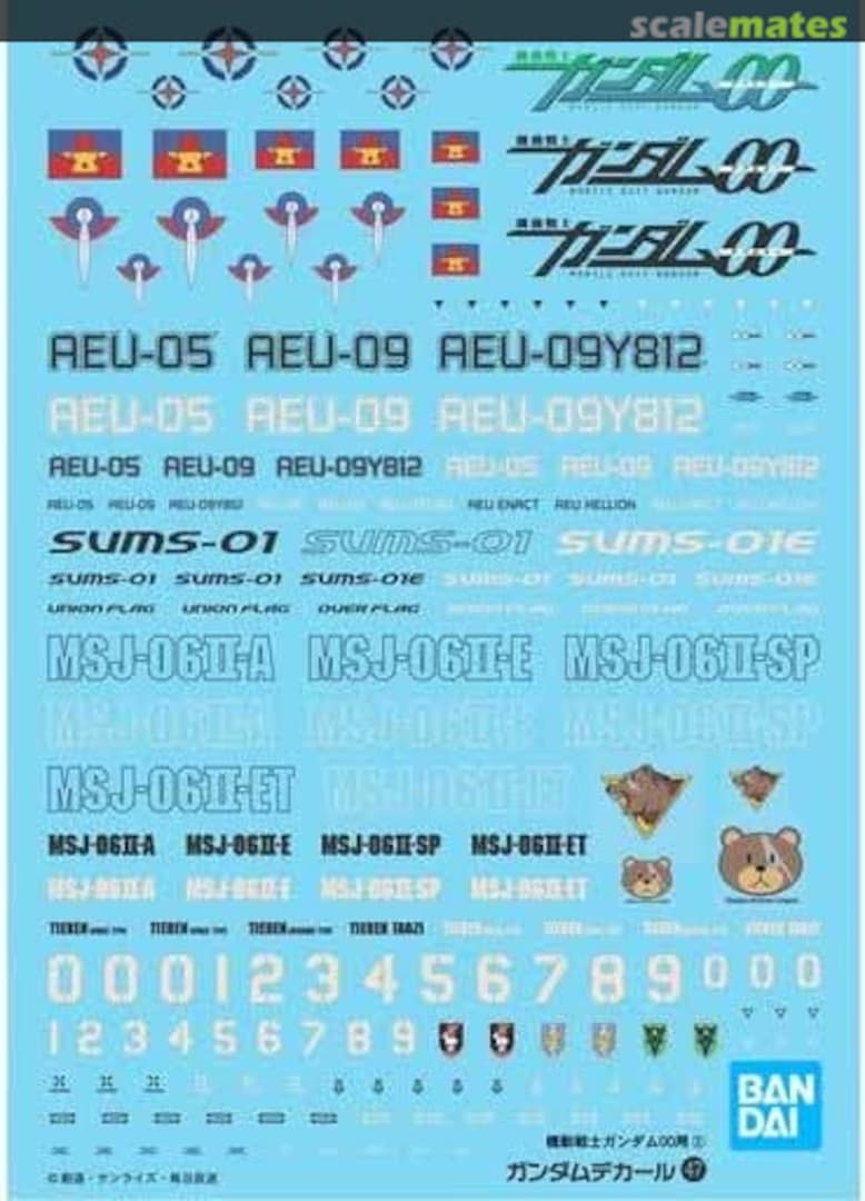 Boxart Decal Set for MS (Gundam 00 Series) 2 2029306 Bandai Spirits