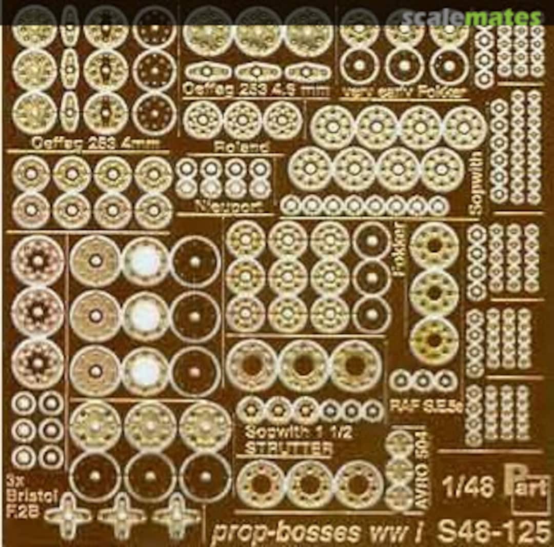 Boxart WWI prop-bosses S48-125 Part Boxart WWI prop-bosses S48-125 Part