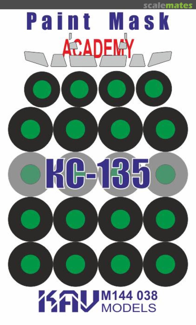 Boxart Boeing KC-135 paint mask KAV M144 038 KAV models Boxart Boeing KC-135 paint mask KAV M144 038 KAV models