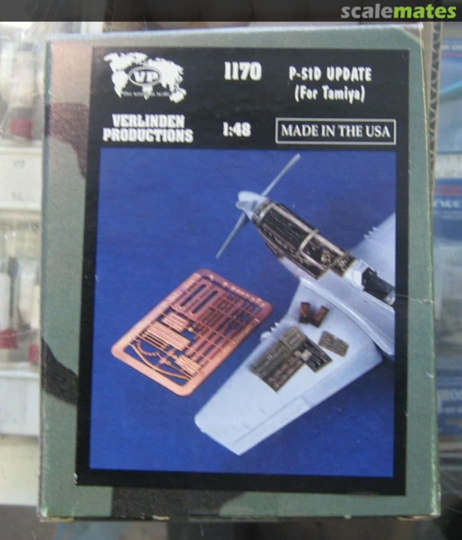 Boxart P-51D Update & Engine 1170 Verlinden Productions Boxart P-51D Update & Engine 1170 Verlinden Productions