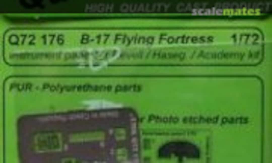 1:72 B-17 Flying Fortress Instrument panel (CMK Q72176)