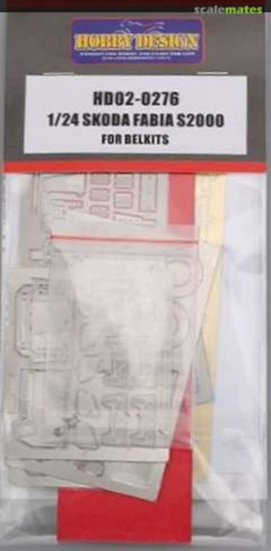 Boxart Skoda Fabia S2000 Detail Set HD02-0276 Hobby Design Boxart Skoda Fabia S2000 Detail Set HD02-0276 Hobby Design
