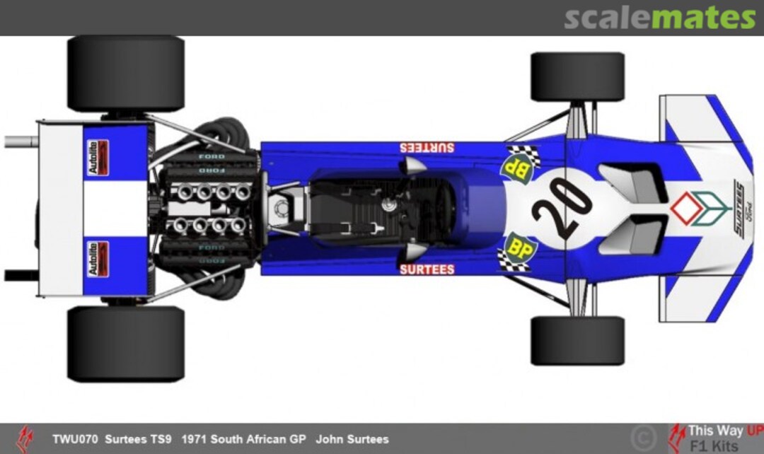 Boxart Surtees-Ford TS9 "BP" TWU 070 This Way Up