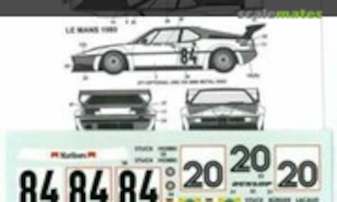 1:24 BMW M1 #5/#20/#84 1979-1980 (Tabu Design TABU24064) TABU24064